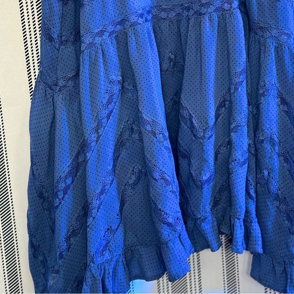 Free People | Intimately Free People Viola and Lace Slip Dress | Blue | XS - Picture 4 of 5
